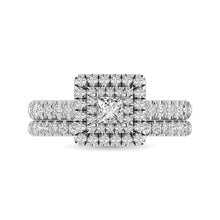 Cargar imagen en el visor de la galería, 14KT White Gold 1Ct.Tw. Diamond keyani Bridal Ring