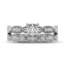 Cargar imagen en el visor de la galería, Diamond 1 Ct.Tw. Bridal Ring in 14K White Gold