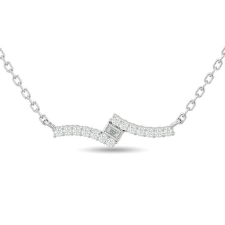 Diamond 1/8 Ct.Tw. Fashion Pendant in 10K White Gold