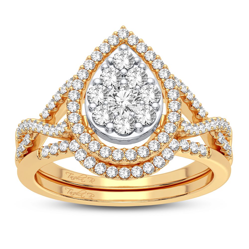 10K 0.75CT DIAMOND BRIDAL RING