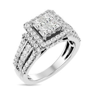 Diamond Engagement Ring 1 ct tw in 14K White Gold