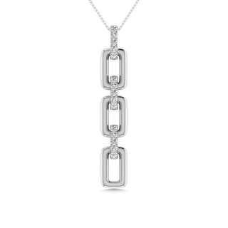 Diamond 1/8 Ct.Tw. Fashion Pendant in 10K White Gold