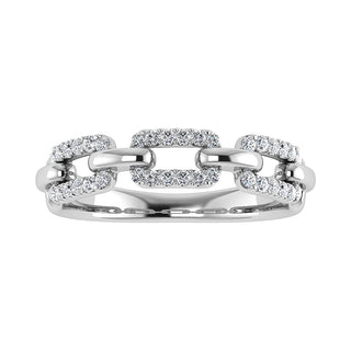 10K White Gold 1/4 Ct.Tw. Diamond Fashion Ring