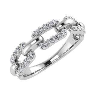 10K White Gold 1/4 Ct.Tw. Diamond Fashion Ring