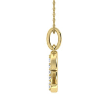 Cargar imagen en el visor de la galería, Diamond 1/20 Ct.Tw. Letter E Pendant in 10K Yellow Gold