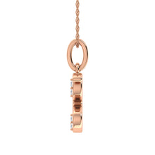 Cargar imagen en el visor de la galería, Diamond 1/20 Ct.Tw. Letter G Pendant in 10K Rose Gold