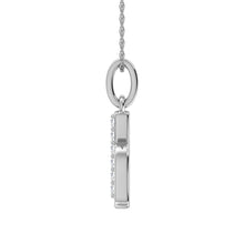 Cargar imagen en el visor de la galería, Diamond 1/20 Ct.Tw. Letter H Pendant in 10K White Gold