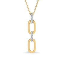 Load image into Gallery viewer, Diamond 1/50 Ct.Tw. Fashion Pendant in 10K Yellow Gold