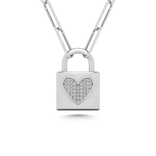 Diamond 1/10 Ct.Tw. Fashion Pendant in 925 Silver