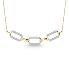 Load image into Gallery viewer, 10K Two Tone Diamond 1/6 Ct.Tw. Fashion Necklace