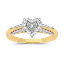 Load image into Gallery viewer, 10K 0.15ct Diamond Ring