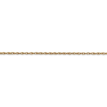 Cargar imagen en el visor de la galería, 14K 1.15mm Carded Cable Rope Chain