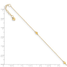Load image into Gallery viewer, 14K Mirror Beads 9in Plus 1in Ext Anklet