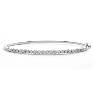14KW 0.50CTW DIAMOND SINGLE ROW ILLUSION SET