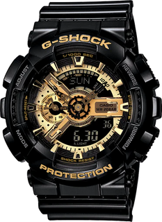 G-Shock Men's Analog Digital Black Resin Strap Watch GA110GB-1A