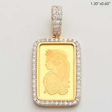 Load image into Gallery viewer, 14KY 0.50CTW DIAMOND BEZEL WITH 2.5 GRAM PAMP BAR
