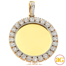 Load image into Gallery viewer, 10KY 3.85CTW DIAMOND MEMORY PENDANT - ROUND
