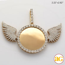 Cargar imagen en el visor de la galería, 10KY 4.00CTW ILLUSION SET DIAMOND MEMORY PENDANT