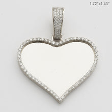 Load image into Gallery viewer, 10KW 1.35CTW DIAMOND HEART MEMORY PENDANT