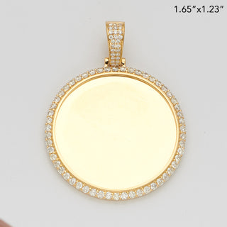 10KY 1.20CTW DIAMOND ROUND MEMORY PENDANT - SINGLE