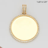 10KY 1.20CTW DIAMOND ROUND MEMORY PENDANT - SINGLE