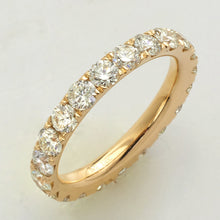 Cargar imagen en el visor de la galería, 14KY 2.00CTW DIAMOND MACHINE SET ETERNITY BAND