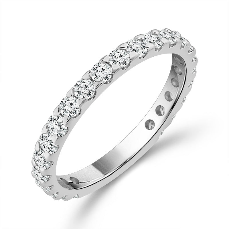 Diamond Bridal Set 3 Ct Center RD 14k White Gold
