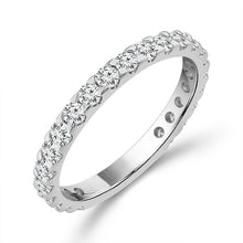 Cargar imagen en el visor de la galería, Diamond Bridal Set 3 Ct Center RD 14k White Gold