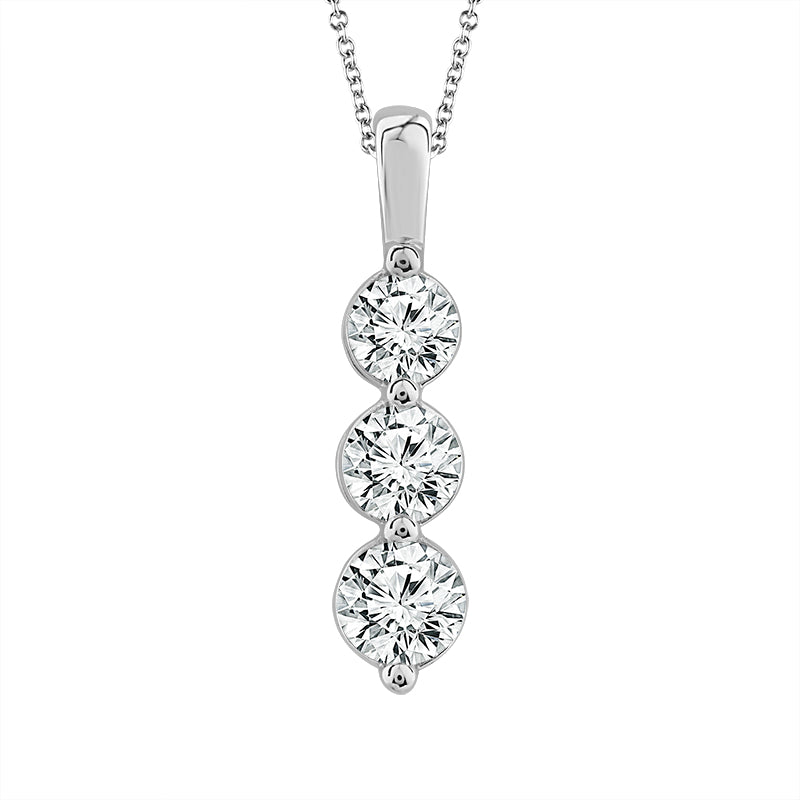 Diamond Fashion Pendant 1.5 ct tw 14k White Gold