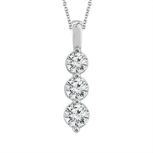 Load image into Gallery viewer, Diamond Fashion Pendant 1.5 ct tw 14k White Gold