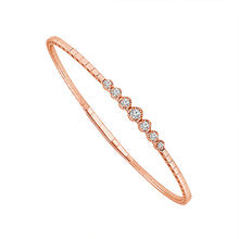 Load image into Gallery viewer, Diamond Bangle 0.2 ct tw 14k White Gold