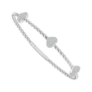 Diamond Bangles 0.50 ct tw 14k White Gold