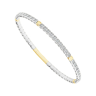 Diamond Bangles 1.50 ct tw 14k White Gold