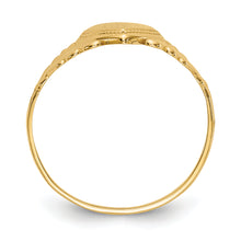 Cargar imagen en el visor de la galería, 14k Polished Heart Baby Ring
