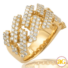 14KY 2.85CTW DIAMOND SQUARE LINK MIAMI CUBAN