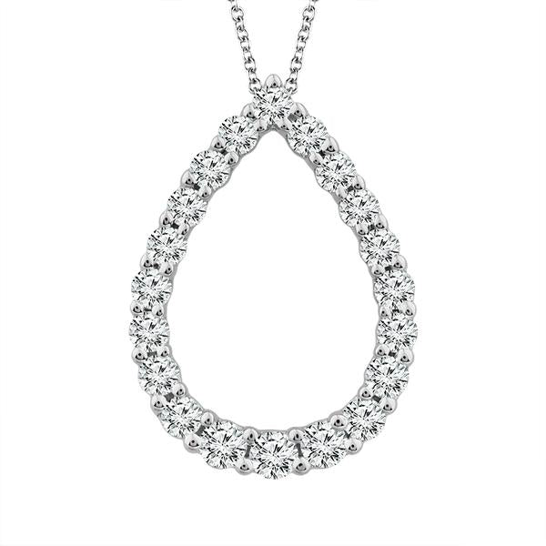 Diamond Fashion Pendant 1 ct tw 10k White Gold
