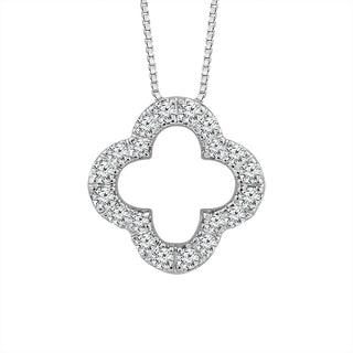 Diamond Fashion Pendant 0.10 ct tw 10k White Gold