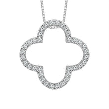Cargar imagen en el visor de la galería, Diamond Fashion Pendant 0.50 ct tw 10k White Gold