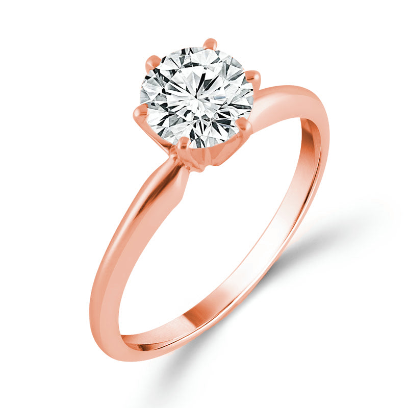 Diamond Solitaire Ring 1 ct tw 14k White Gold
