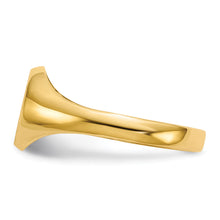 Cargar imagen en el visor de la galería, 14k Childs Closed Back Signet Ring