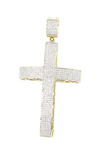 Load image into Gallery viewer, 10KY 1.15CTW DIAMOND DOME MICROPAVE CROSS
