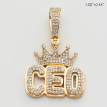 Load image into Gallery viewer, 10KY 0.30CTW MICROPAVE DIAMOND BUBBLE TEXT WITH