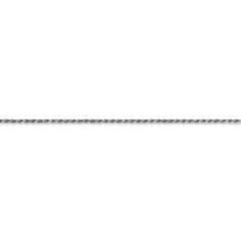 Cargar imagen en el visor de la galería, 14k WG 1.15mm D/C Machine-made Rope Chain
