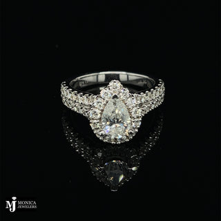 14K WG DIA BRIDAL SET 2.04CTW